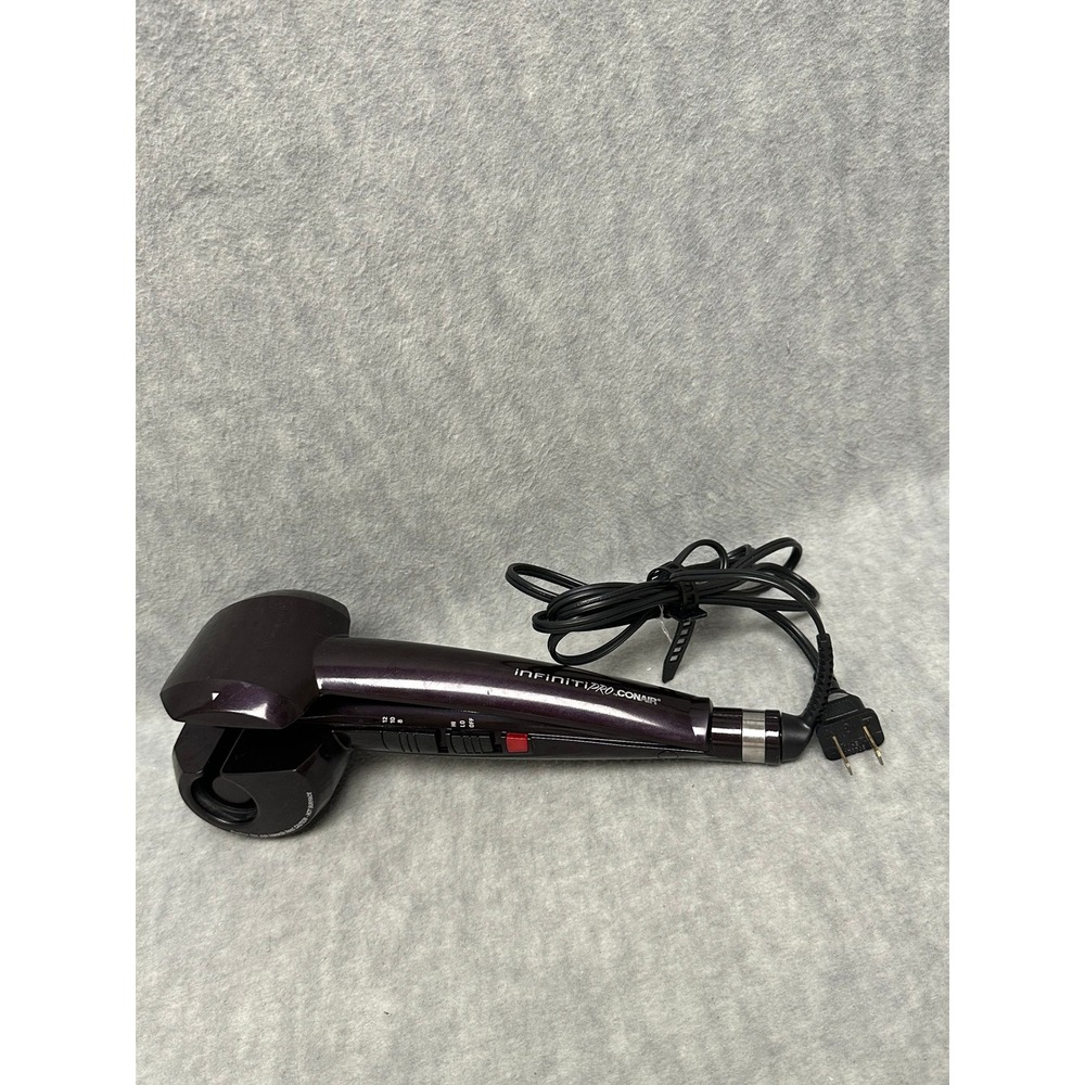 Conair InfinitiPro Secret Curl‎ Wand Purple Automatic Hair Styler CD203